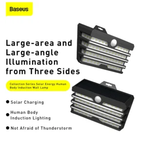 Baseus Energy Collection Series Solar Energy Wide Angle Wall Lamp