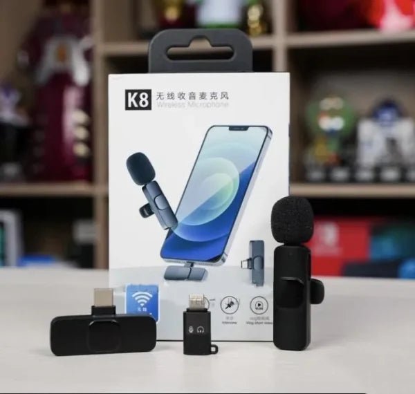 K8 Type-C Wireless Lavalier Microphone